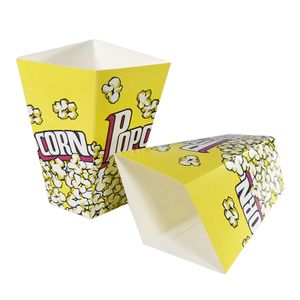 Custom printed Foldable for convenient transportation packaging popcorn paper box