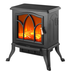 ceramic fan heater PTC 1500w Smart Thermostatic Overheating Safety portable space heater 3D Flame Effect Fireplace Heater Stove