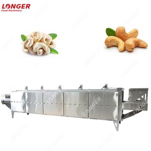 Electric Continuous Automatic Nuts Cashewnut Roaster Peanut And Cashew Nut Salted Roasting Machine