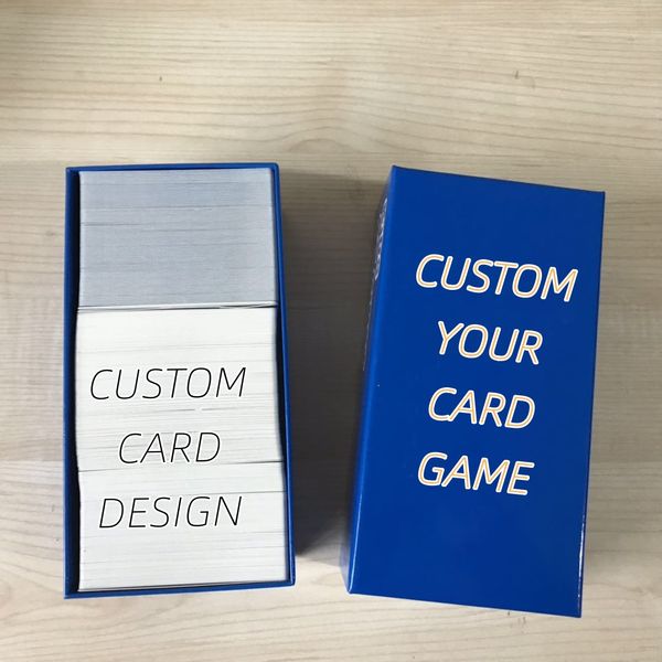 custom couple card game with rigid box party family drunk game  mix match color memory cognitive cards game