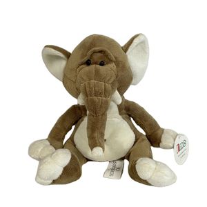 JM7427 Sitting Soft Stuffed Plush Lion & Elephant Toy for Kids