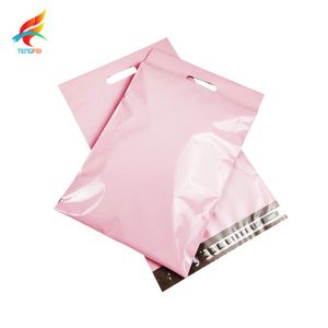 Custom Tote Bag with Handle Co-ex Ldpe Poly Mailers Shipping Envelopes Mailing Bags for Shipping Shoes & Clothing Tengfei