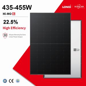 Longi Europe Warehouse Full Black Mini Monocrystalline PV Solar Panel Module Portable 445w 440W 435W himo6