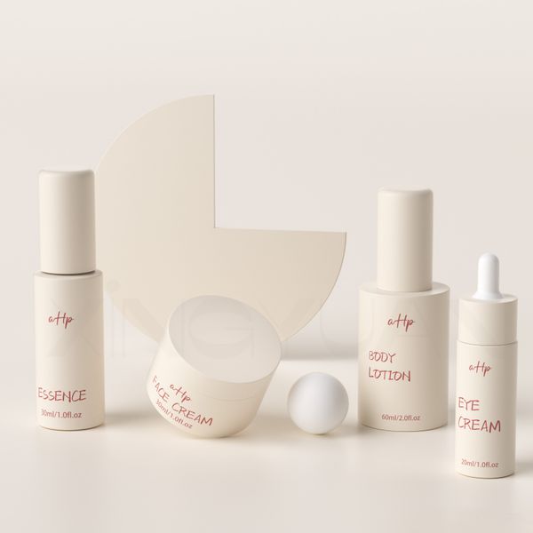Luxury skincare bottle set wholesale custom 20ml 30ml 50ml 100ml face cleansing bottle with moisturizer container