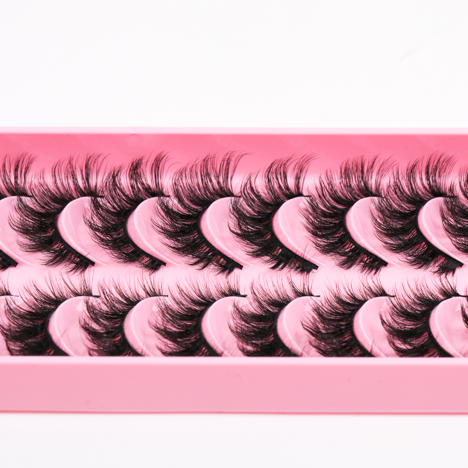 Guangzhou Yuexiu District Zhenjie Cosmetics Firm Cheap price Vendor Bulk Eyelashes Mink Lashes 6D faux Mink eyelashes Wispy Fluffy Lashes