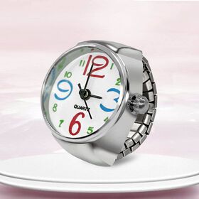 Free Size Luxury Rings Quartz Watches Men Women Couple Ring Watch Ladies Fashion Clock relojes