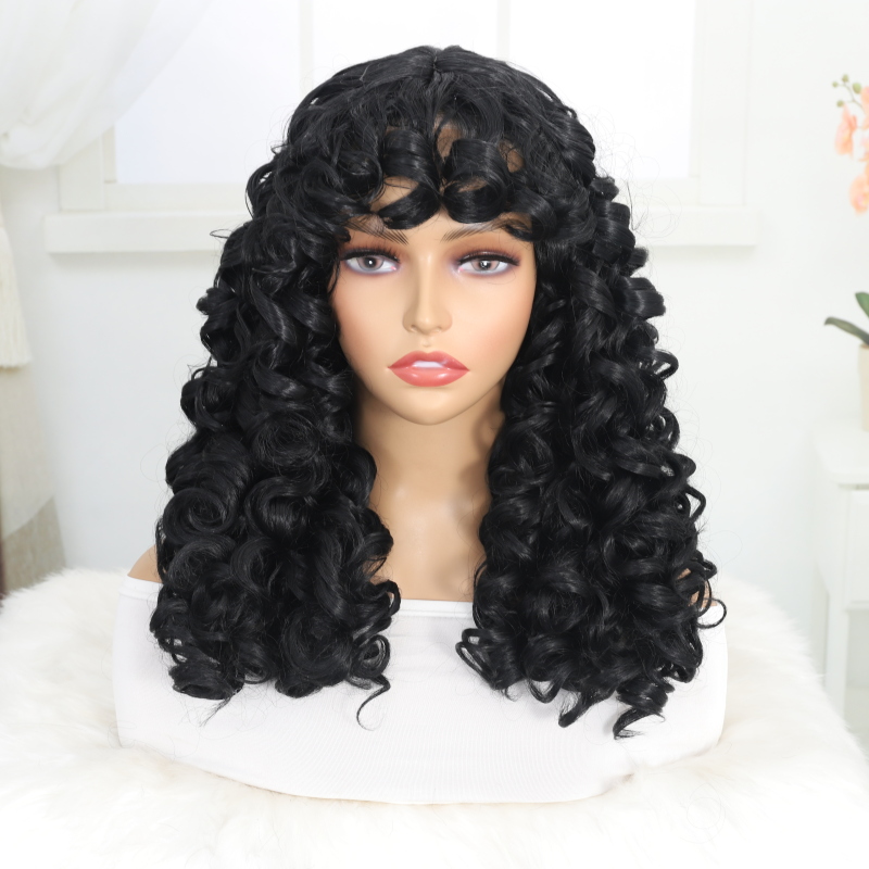 Xuchang Aolai Crafts Co., Ltd. Synthetic Short Bob Style Afro Kinky Curly Wigs For Black Women High Temperature Fiber