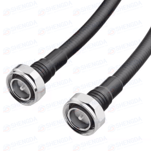 1/2 1/2 " Feeder Cable Din 7/16 Male Low Loss RF Coaxial Cable L29 Male Connector for FM Antenna Transmitter