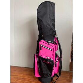 Custom logo Embroidery golf bags PU leather pouch golf gun bag