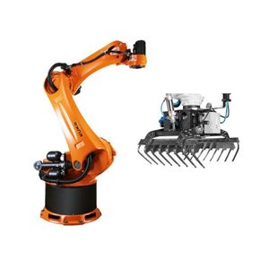 6 Axis Robotic Arm Kuka KR 240 PA With CNGBS Robot Gripper For Palletizing As Industrial Robot