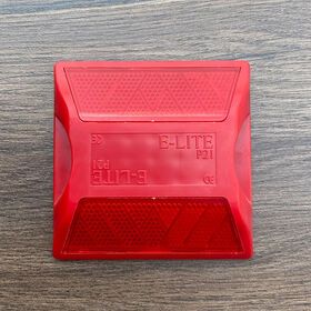 Double Red Yellow Plastic Cat Eye Road Stud Reflective Markers Raised Pavement Marker Road Reflector ABS Traffic Safety