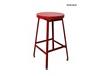 Industrial Shop Stools - Steel Seat