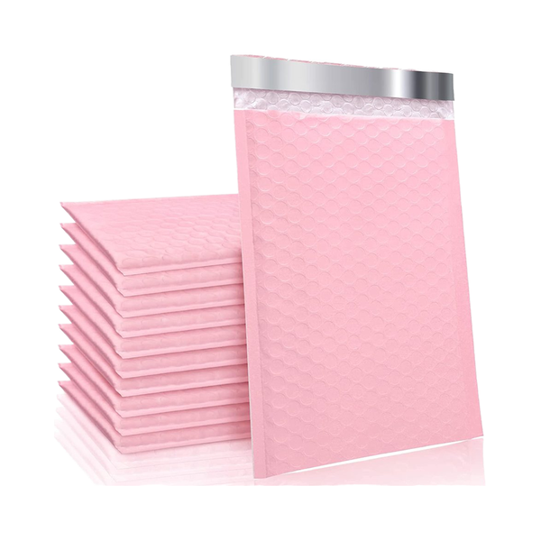USA Warehouse Custom Logo Mailing Bags Nice Printing Shock Proof Plastic Envelopes Padded Bubble Poly Bubble Gemstones Necklaces