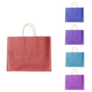 High Quality Durable Using Various Brown Cardboard, Take Away Fast Food Packaging Kraft Gift Craft Shopping Paper Bags/