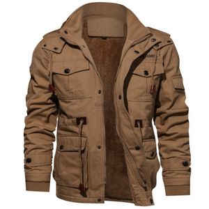2024 new Mens Pilot Jacket Winter Fleece Jackets Warm Thicken Outerwear Plus Size Jacket Men's outerwears ecoparty