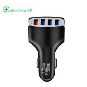 Car Charger Quick Charger USB Car Charger 4 Port Adaptive Fast Charger Phone Adapter