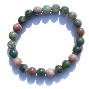 Natural Bloodstone Bracelet Healing Crystal Reiki Chakra Stone Feng Shui Style Gemstone Bracelet Orgonite Pattern