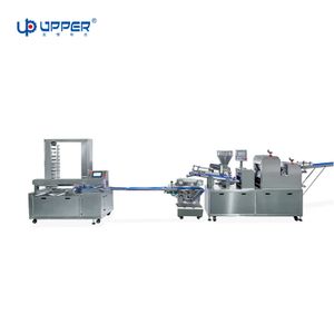 Fancy bread baozi making machine Small steamed buns bread production line with filling machine and Pattern Rounder cutter