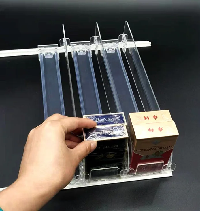 supermarket shelf pusher drink shelf pusher cigarette shelf pusher