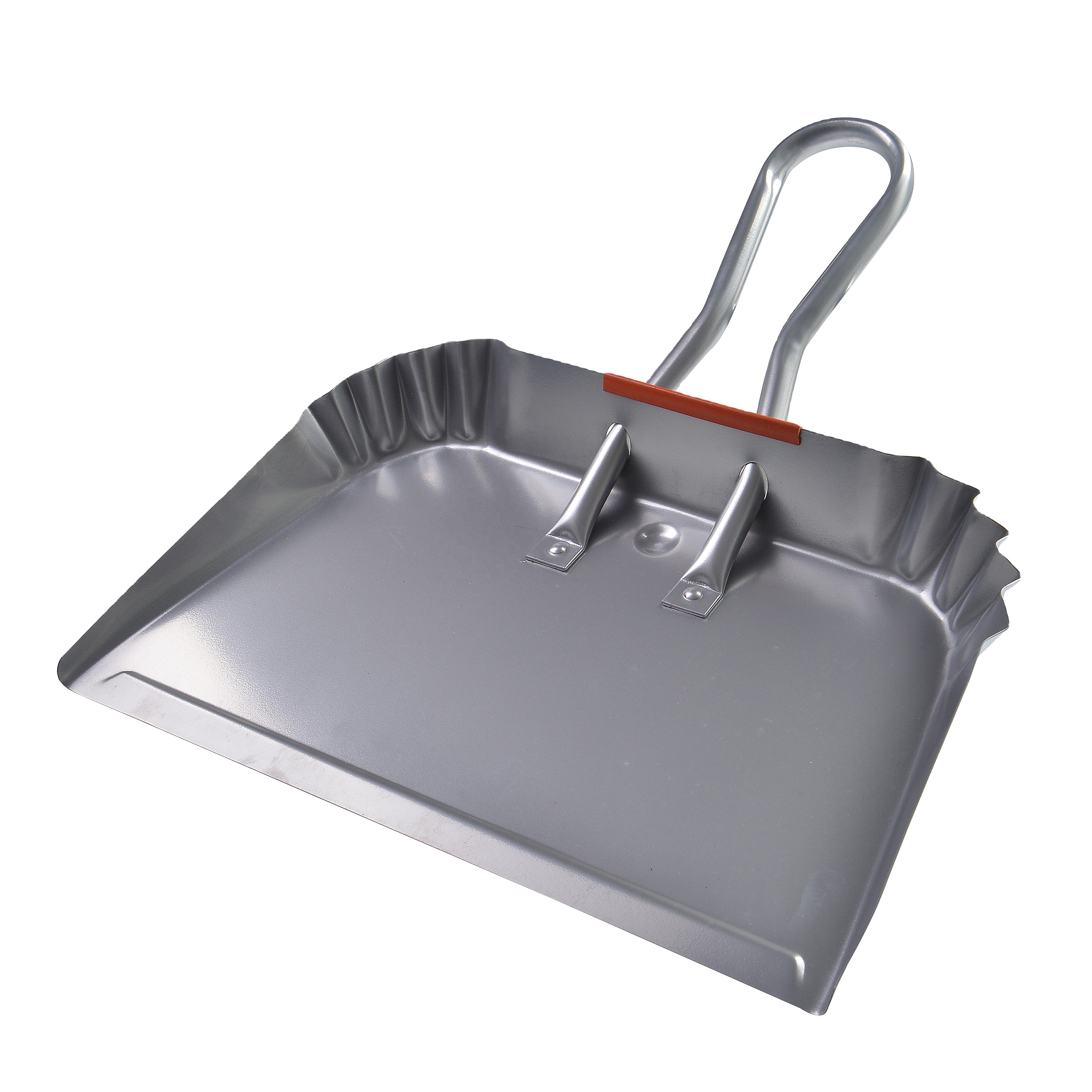 Industries Heavy Duty Metal Steel Dustpan Space Saving Dust and Debris Cleaning Tool Ideal for Home and Commercial Use