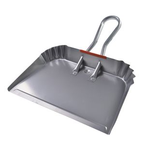 Industries Heavy Duty Metal Steel Dustpan Space Saving Dust and Debris Cleaning Tool Ideal for Home and Commercial Use