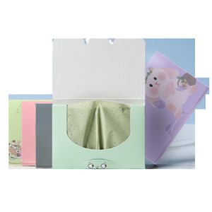 Facial Oil-absorbing Paper Oil Blotting Paper with Logo Printed Natural Matte Finish Face Makeup Oil Absorbing Sheets