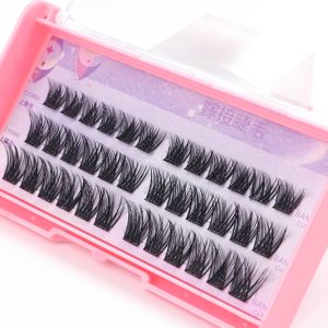 Eyelash Transparent Band Lasshes High Quality Press on Pre Glued Cluster Lashes