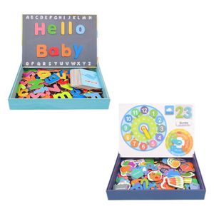 WANAN Magnetic Alphanumeric Cognitive Learning Box - Educational Toy for Children's Early Development