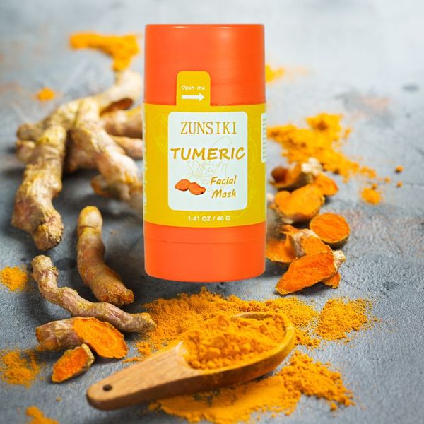 New Facial Mask Natural Turmeric Mask Stick For Skin Care Suitable For Men And Women