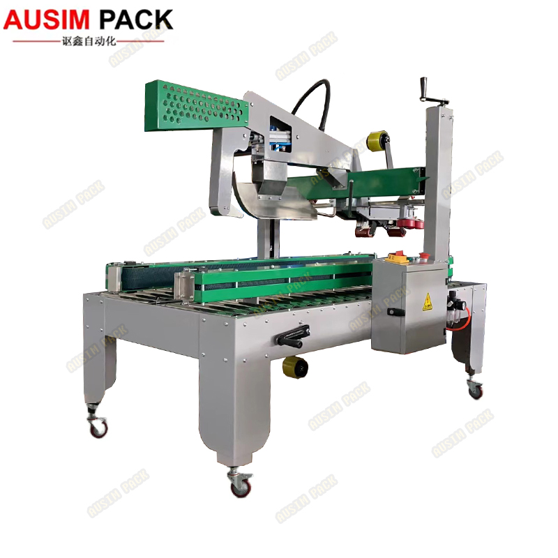 China's New Automatic Microprocessor Diode Packaging Taper Case Sealing Taping Machine Plastic Manual Carton Core PLC Best Price