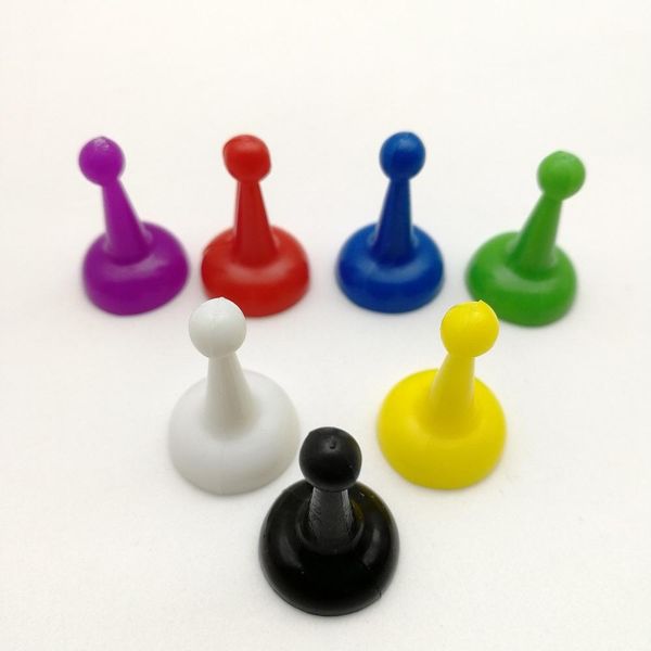Wholesale Custom Board Game Parts Plastic Material Token Pawns