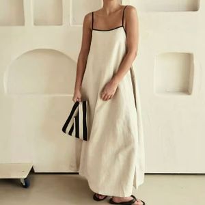 Kiteng USA 2024 High Quality Women Clothing organic cotton Square collar oversize maxi women's dress Custom Order Small MOQ