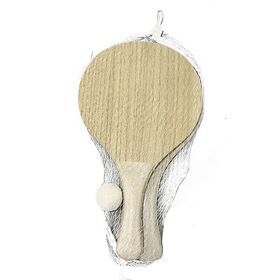 MDF+Paulownia Wood Racket Beach Racket/Paddle Ball Set