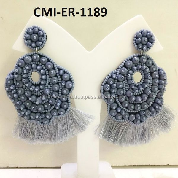 Latest Trend Designer Dangle Earrings Customized Fashion Stud Earrings Monogrammed Drop Dangle Statement Earrings for Girls Kids