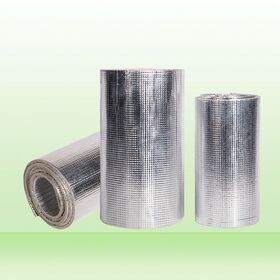 High R Value Fireproof Reflective Heat Insulation Materials Double Foil Bubble Insulation