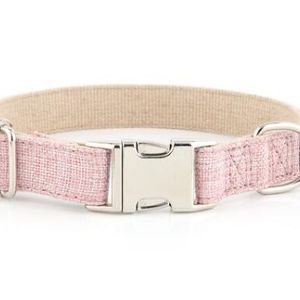 Hot Sale Heavy Duty Combat Adjustable Durable Tactical Neoprene Dog Collar A button Cotton and linen material  OEM