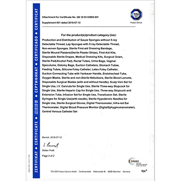 Suzhou Acmed Import & Export Co., Ltd. Surgical Dressing