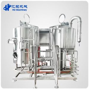 HG 500 L 1000 L beer brewing equipment mash system turnkey project for craft beer making