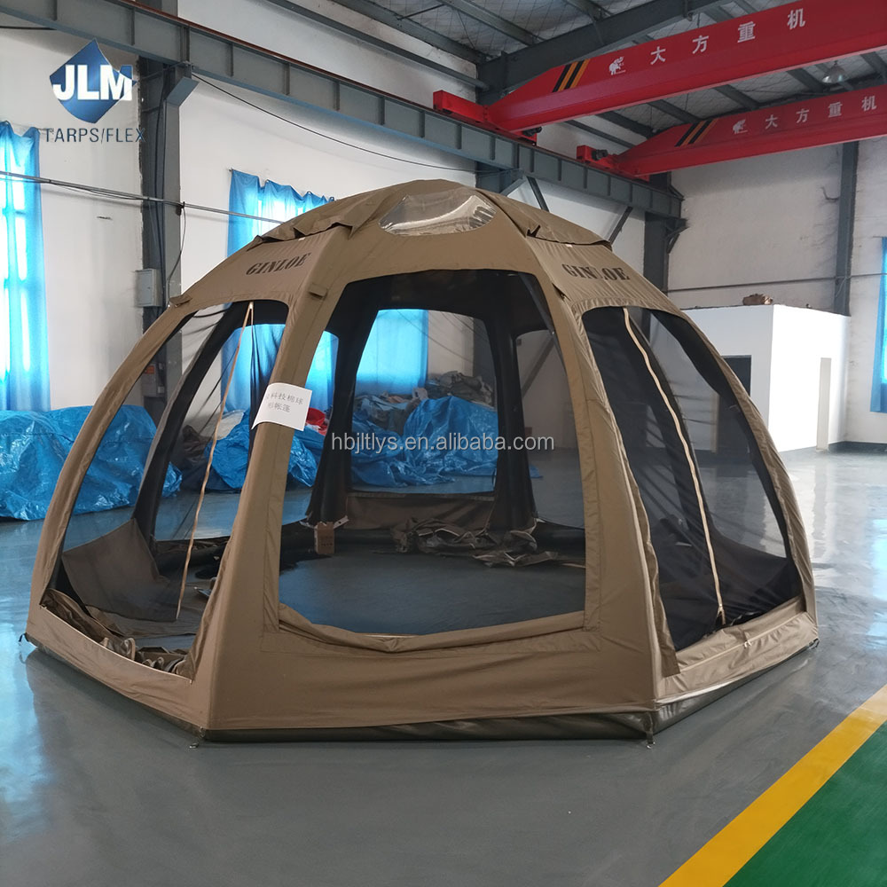 Camping Air Tent Inflatable One Piece Design for Easy Setup and Storage