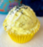 You're Gorgeous Handmade Soap Ltd. Lemon Poppyseed Fizzing Cupcake Bath Melt