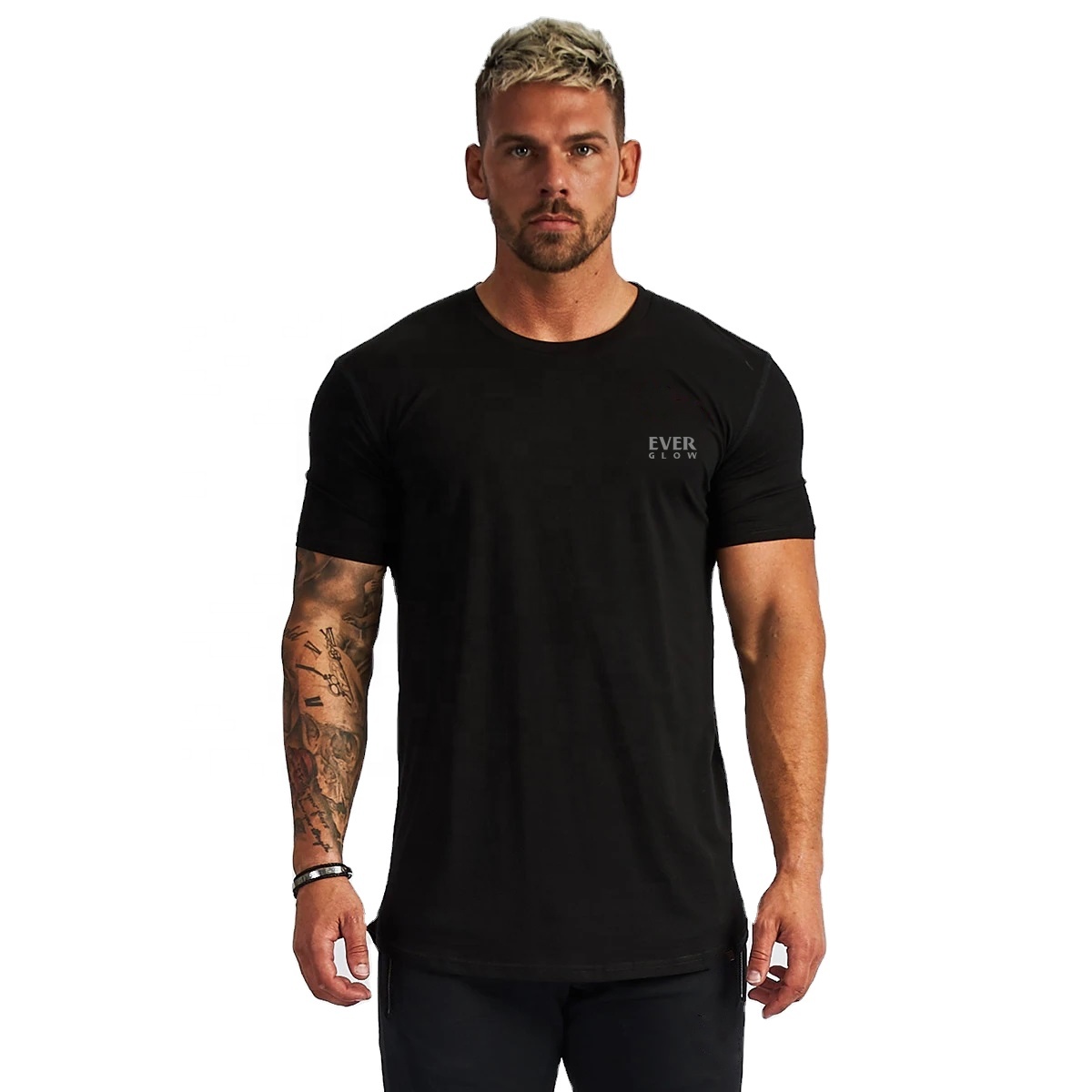 EVER GLOW Men's new t-shirt best design Newest Style Short Sleeve Short T-Shirt Casual men