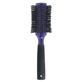 RichForth LTD Professional Wooden Barrel Hair Brush with Boar Bristles, Ideal for Salon or Home Use