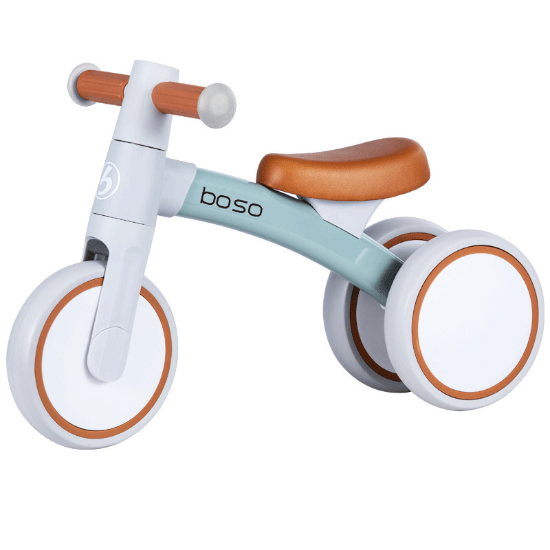Custom Brand No Pedal Plastic Baby Push Scooter Toddler Balance Bike 3 Wheels Balance Tricycle