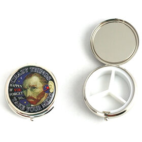 Fancy Pill storage box Cases with custom Epoxy design, Suitable for Gifts and Promotional Purposes