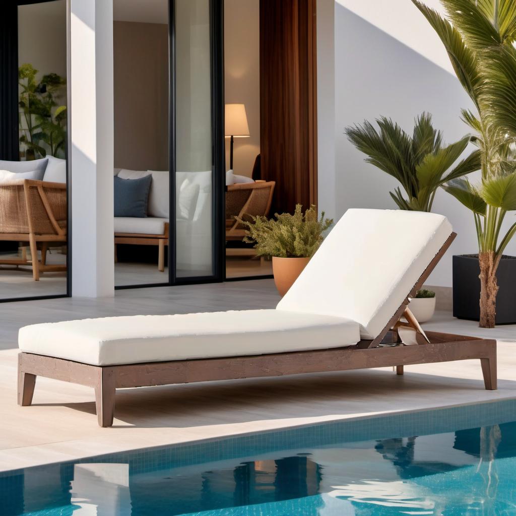 Jinhua Sigma Industrial & Trading Co., Ltd. Superior Quality Weathered Solid Teak Chaise Sunbed Outdoor Home Bar Furniture Teak Lounge Chair