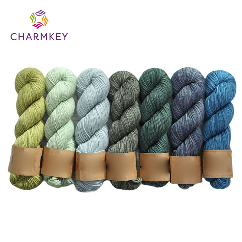 Shanghai Charmkey Textile Co., Ltd. Charmkey Hot Sale 100%wool warm knitting yarn for crochet winter