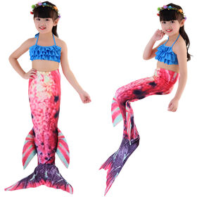 Polywell Textiles (International) Co., Ltd Mermaid Costume Mermaid Tail Swimsuit Girl Princess Skirt Swimsuit Suit Children Mermaid Suit Tail