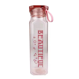 Jspeed Group Limited Logo Diamond Pattern High Quality High Temperature Portable Water Glass Bottle