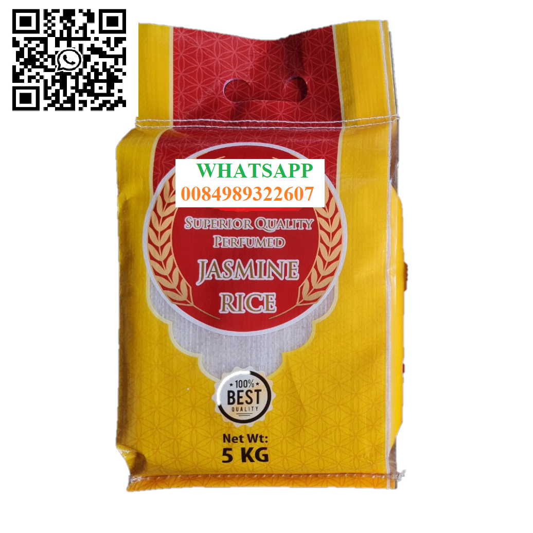 Jasmine Perfume Rice packing in 5 Kg 25kg Premium Quality, soft cooked and fragant Long-Grain Riz Arroz WA +84 989 322 607