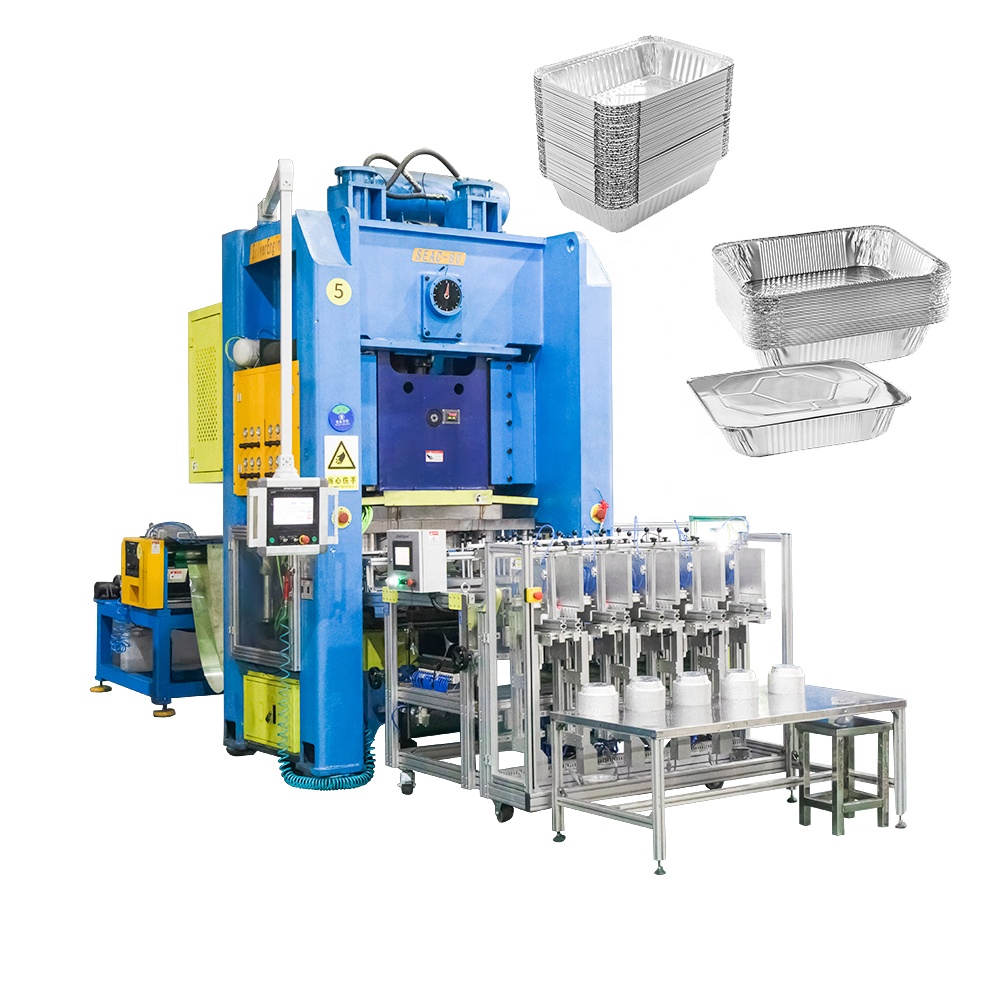 ZheJiang SliverEngineer Machinery Co. Ltd Easy to operate and easy to maintain pneumatic aluminum foil making line for production of disposable aluminum foil containers